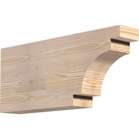 Ekena Millwork Mediterranean Rough Sawn Rafter Tail, Douglas Fir, 4"W x 10"H x 24"L RFT04X10X24MED00RDF